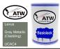 Preview: Lexus, Gray Metallic (Cladding), UCAC4: 500ml Lackdose, von ATW Autoteile West.